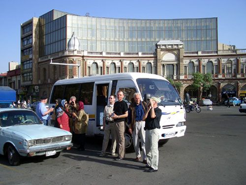 Teheran - Bauweltreise am Hassan Abad Platz