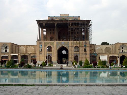 alighapoo palast, isfahan: mit iran erlebnis reisen