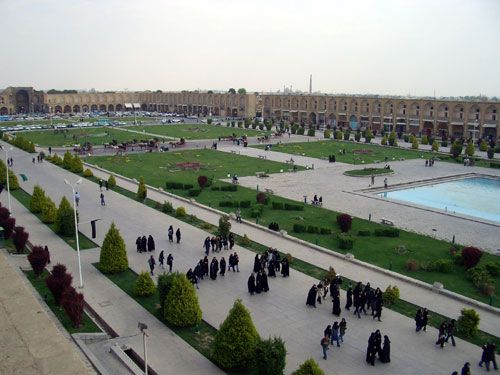 naghshe jahan platz, isfahan: mit iran erlebnis reisen