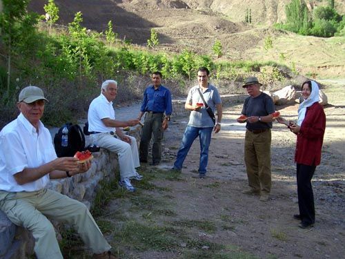 alamut, melonenpause bei hassane sabah festung